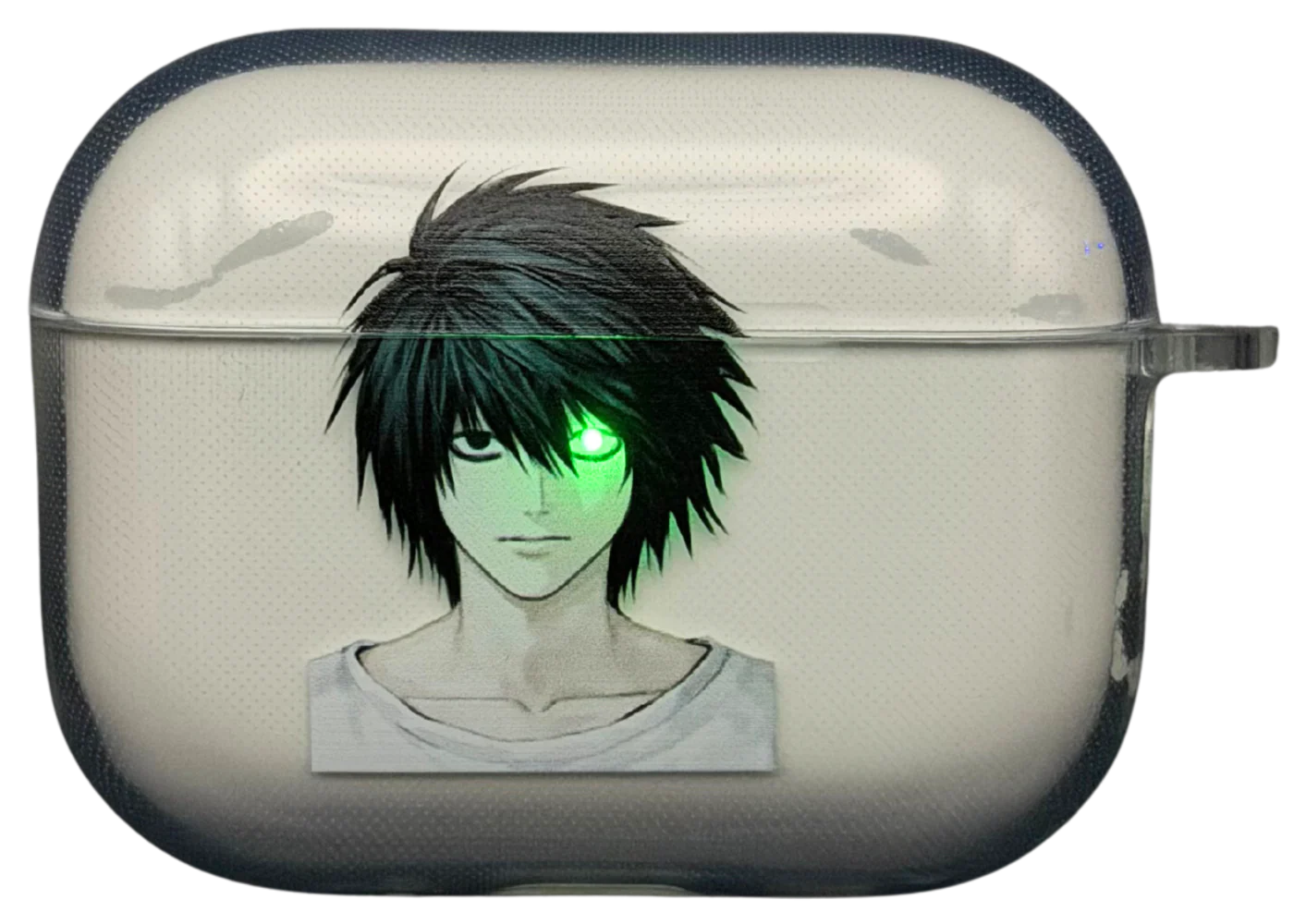 L lawliet black Anime Airpod Case from Death Note