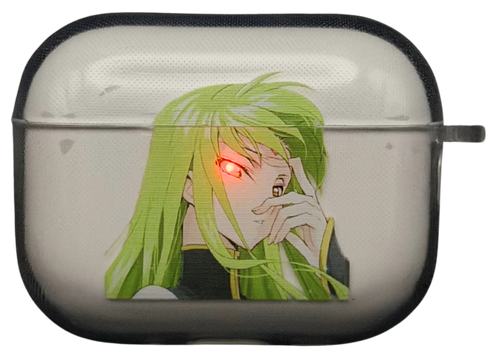 C.C. green Anime Airpod Case from Code Geass